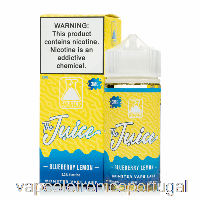 Vape Eletrônico Mirtilo Limão - O Suco - 100ml 12mg